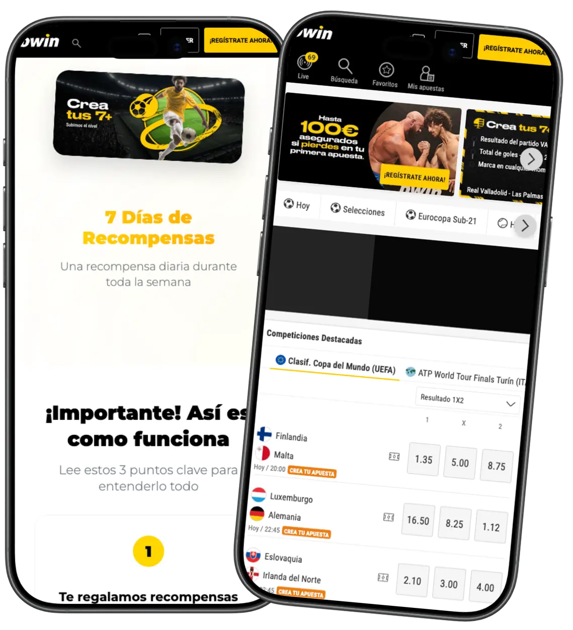 bwin app para iOS y Android