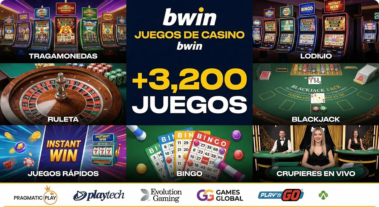Casino bwin juegos: tragamonedas en línea, juegos con crupier en vivo y juegos de mesa